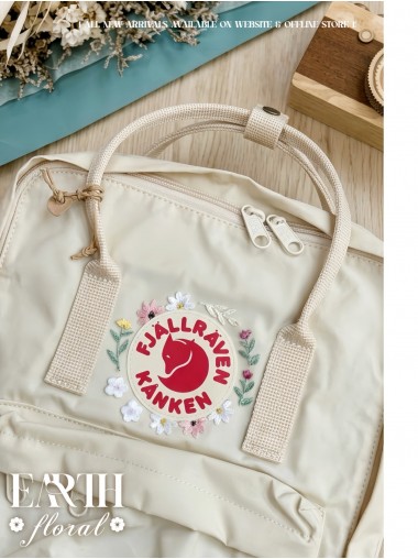【全新】自選配搭 Fjallraven Kanken –  Earth Floral  /Classic Size 